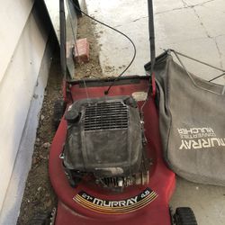 Red Murray Self Propelled Lawn Mower