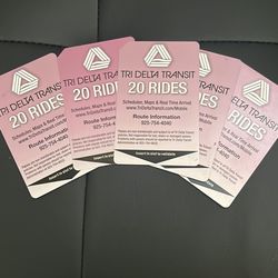 Tri Delta Bus Tickets 100 Rides