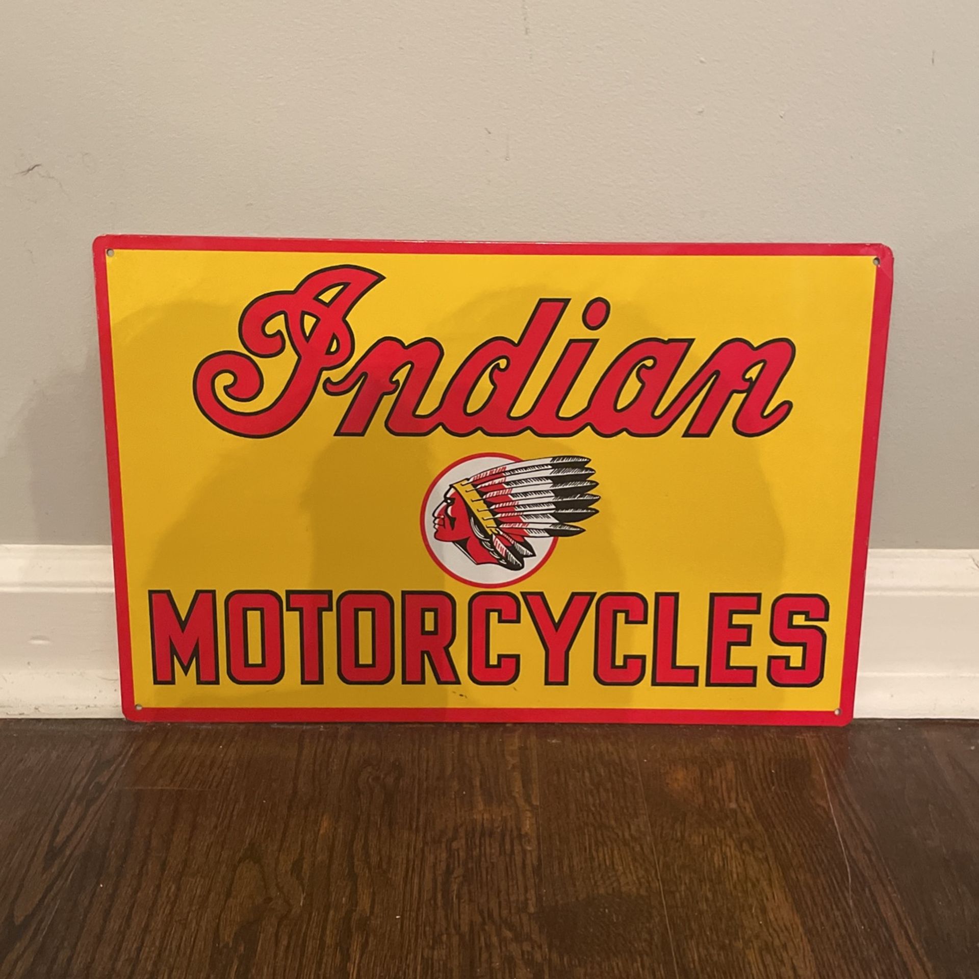 Indian Motorcycles Tin Sign