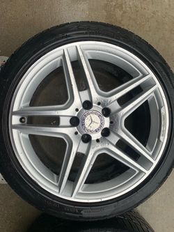 Mercedes-Benz AMG Wheels with Tires Set of 4