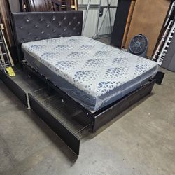 Queen Bed And Mattress 
