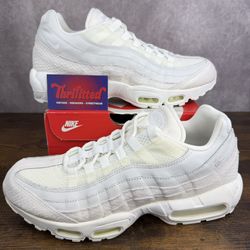 NEW Nike Air Max 95 Premium Summit White Size 11.5 538416-100 Men’s Shoes Rare