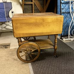 Plymoth Rock Maple Tea Cart