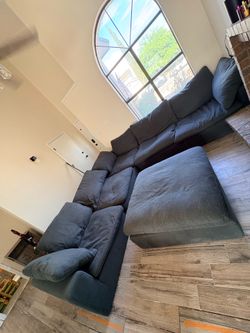 Luscious 6 piece sectional including ottomen from Furniture Row