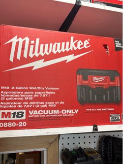 Milwaukee new vacuum M18