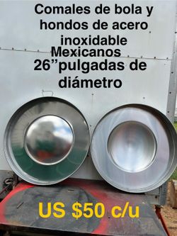 Cómales Hondos Para Enchiladas O De Bola Para Suadero 