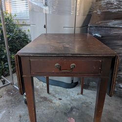 Antique Small Foldable Table 