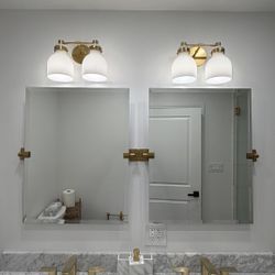 Two Bathroom Mirrors 