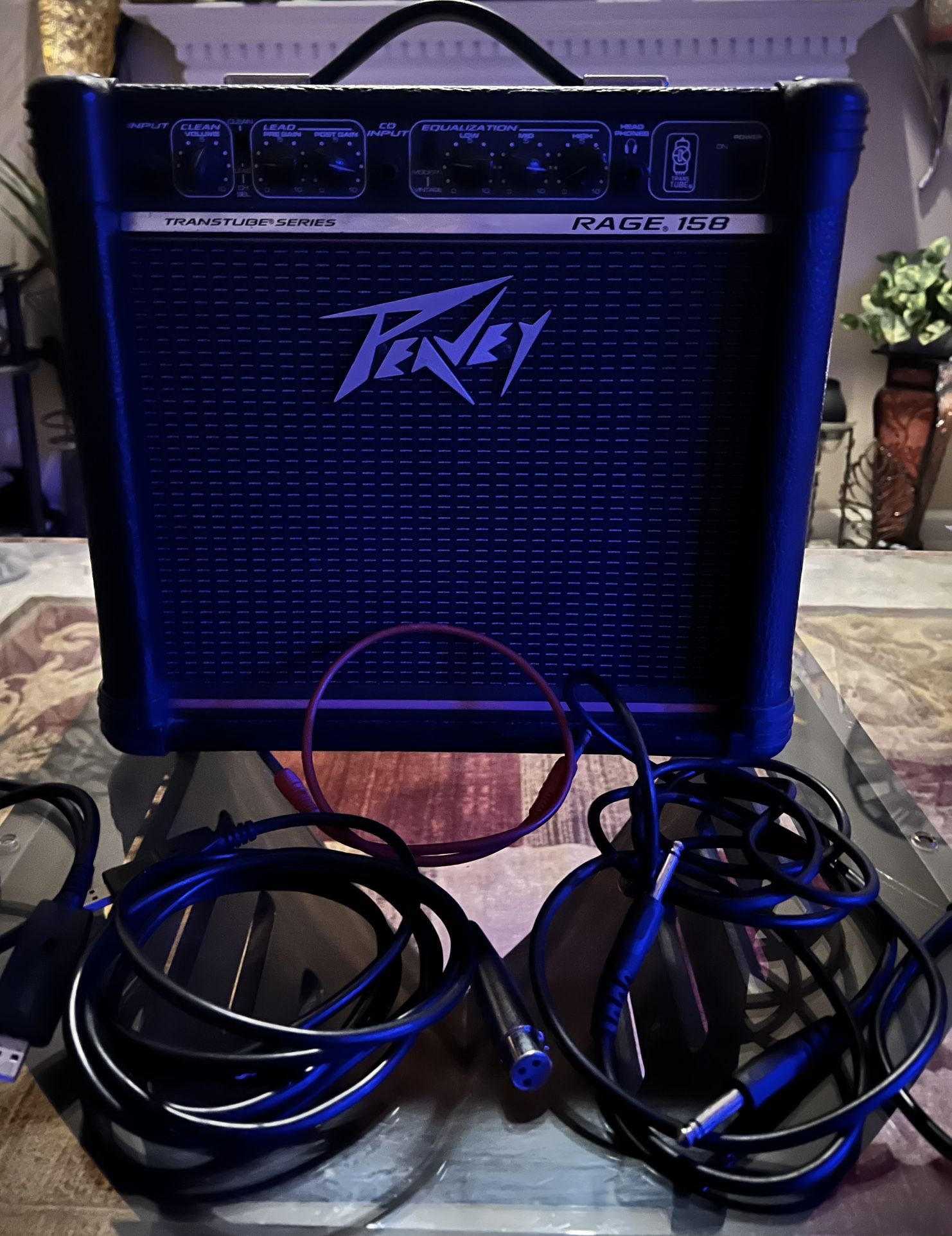 Peavey Rage 158 Red Stripe with addl components / guitar amplifier
