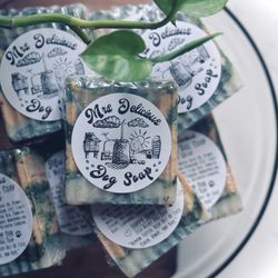 All Natural Dog Soap 🐾🧼 (toxic Free/ Natural Ingredients) Scrub. Rinse. KISS. 