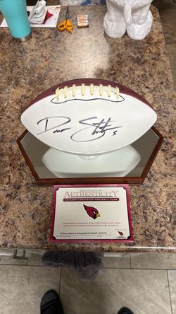 Drew Stanton Autographed Football