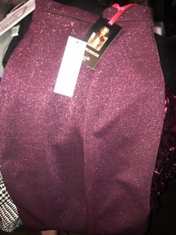New Pink Glitter pencil skirt size Small 💗