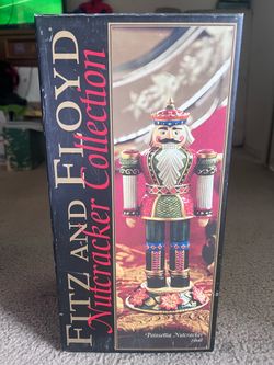 Fitz And Floyd Poinsettia Nutcracker