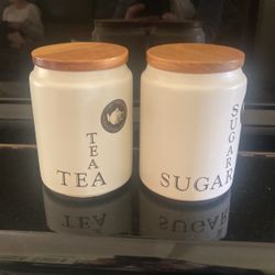 Tea And Sugar Containers