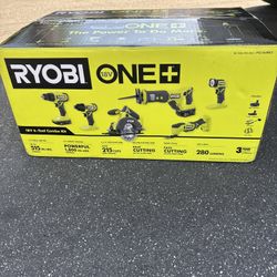 Ryobi One Plus ( 6 Tools & 2 Batteries + Charger )