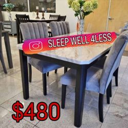 NEW DINING TABLE SET COMES IN THE BOX SAME DAY DELIVERY OR PICK UP 