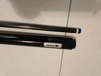 Taco de billar , Rhino Carbon Fiber Pool Cue - Gloss Black - 12.5mm VQR Joint
