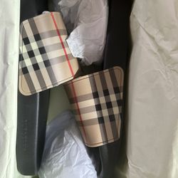 Burberry Men Sandal Slide New in Box