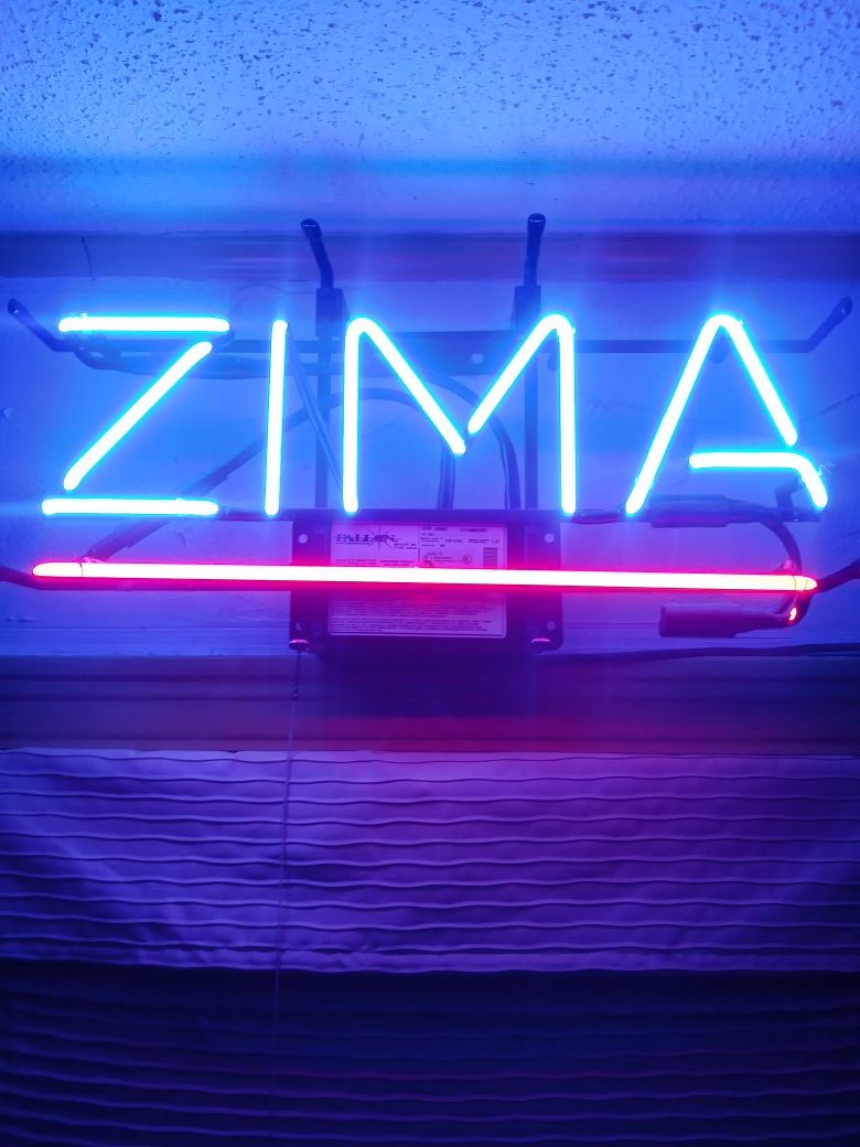 ZIMA neon light