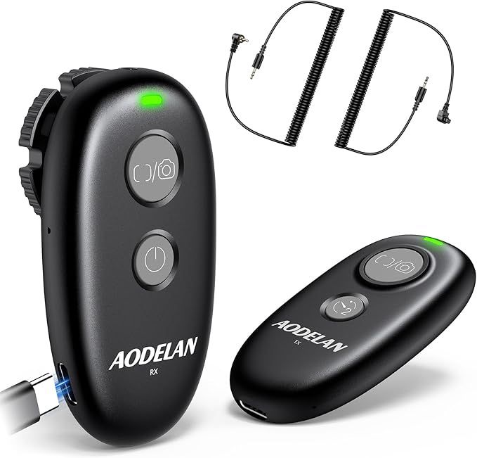 for Canon Rechargeable Camera Remote Shutter Release - AODELAN Wireless & Wired Remote Control