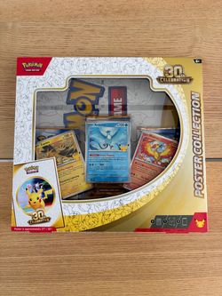 Pokémon TCG 30th Celebration Poster Collection Box