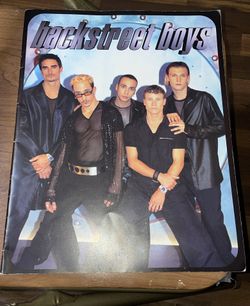 Backstreet Boys Vtg 1998 Tour Official Concert Program Book G TO VG CONDITION