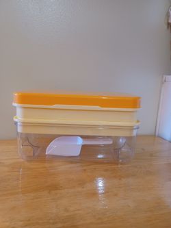 NEW Ice Maker Kit w/2 Stackable Trays, Bin & Scoop 