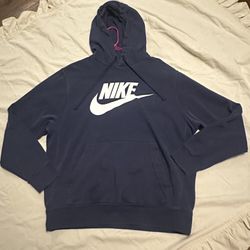 Navy Blue Nike Hoodie Size M