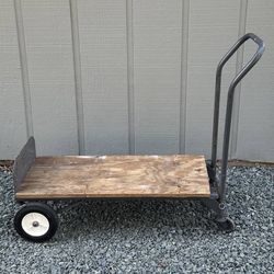 Wood Platform Truck Backed Dolly Wheeled Utility Hand Cart