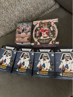 Football and basketball cards