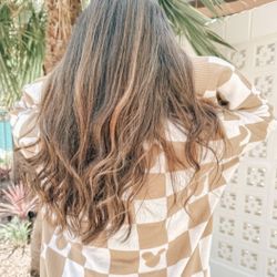 Mickey Checkered Cardigan