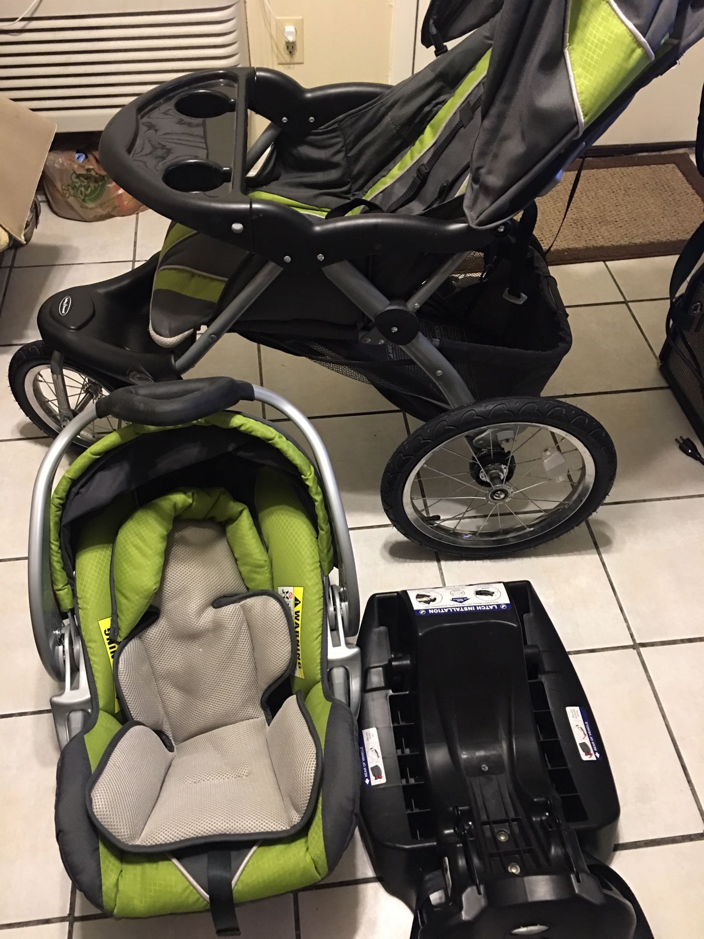 Baby car seat and stroller