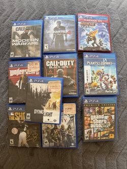 PS4 pro 1TB with controller and games