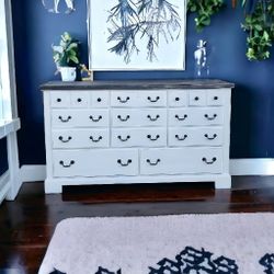 Farmhouse Style Basset Dresser  White