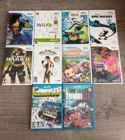 $5 Nintendo Wii & Wii U Games