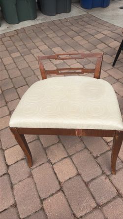 Mid century vanity chair