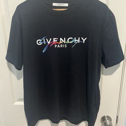 Givenchy Embroidered Script T-shirt Size XL 