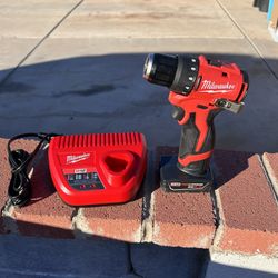 M12 Drill With 6 Ah Battery And Charger. New 