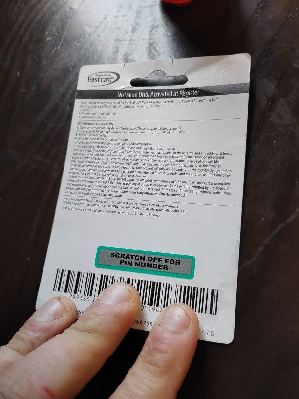 PlayStation Store Card