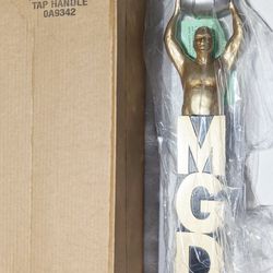 MGD Miller Genuine Draft Gold Keg Man Tap Handle