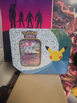 Sylveon tin Pokémon 30th anniversary cards tcg mini