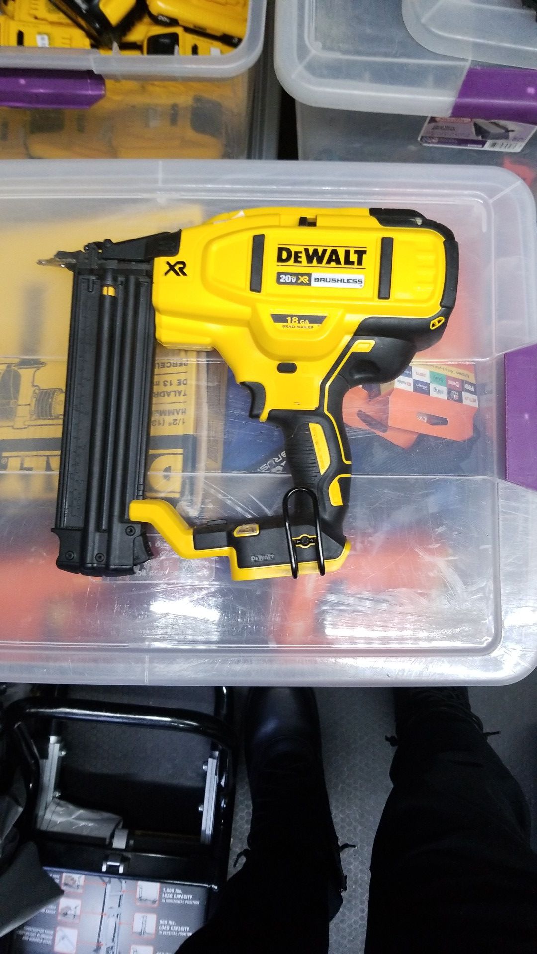 DeWalt XR 18 gauge Brad nail gun