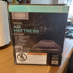 New Twin Air Mattress With Pump