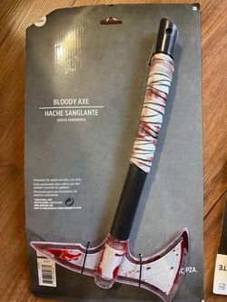 KBW Bloody Axe Halloween Costume Prop