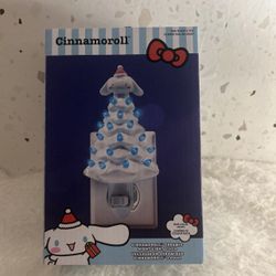 Cinnamoroll Ceramic Night Light With Blue Lights 6 Inch Tall