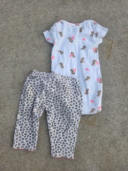 Carters Baby Girl 2-Piece Bodysuit and Leggings Set