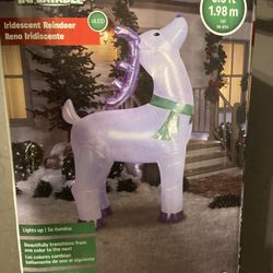 Reindeer Holiday Blowup