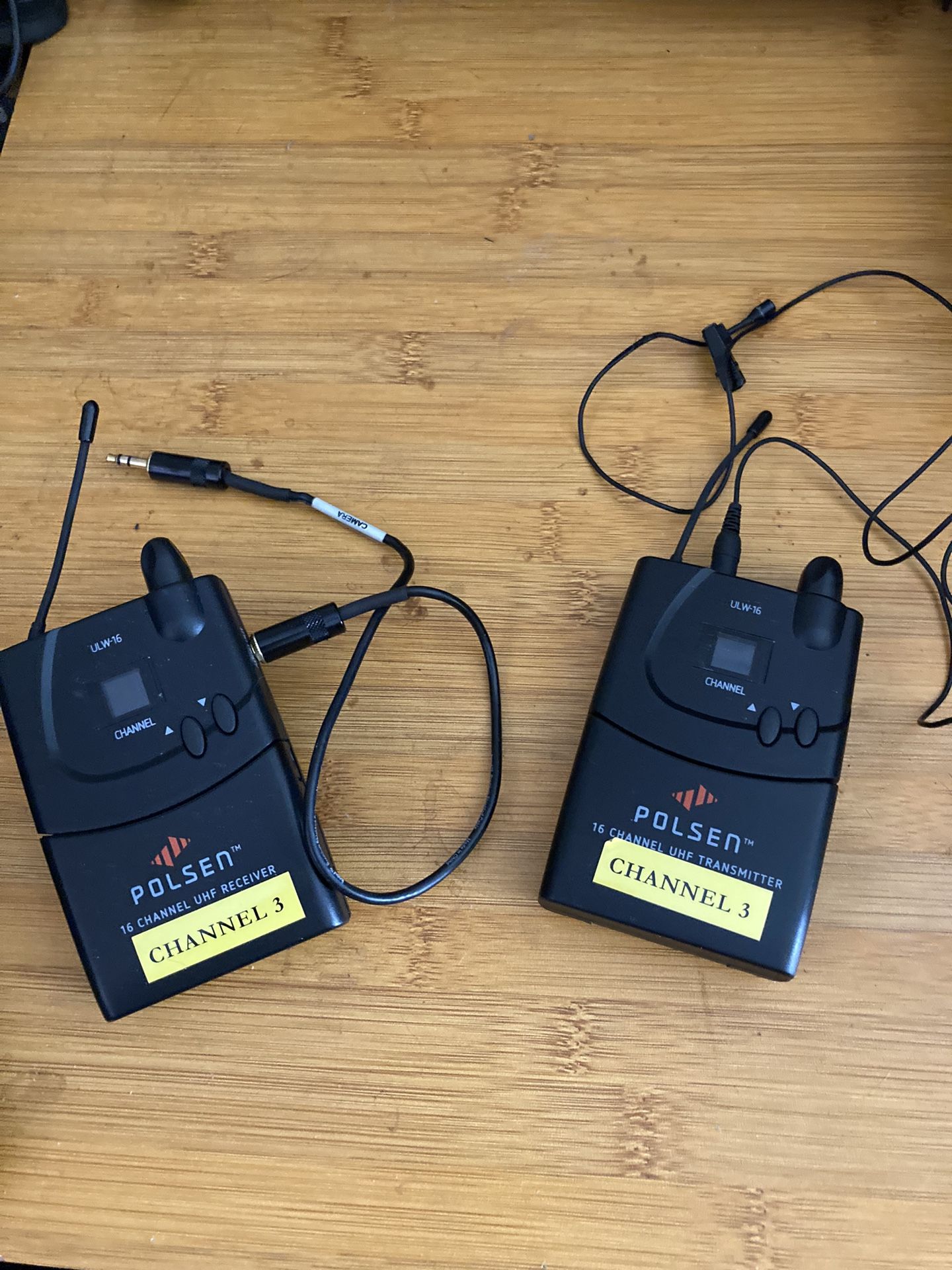Polsen 16 Channel UHF Wireless Mics