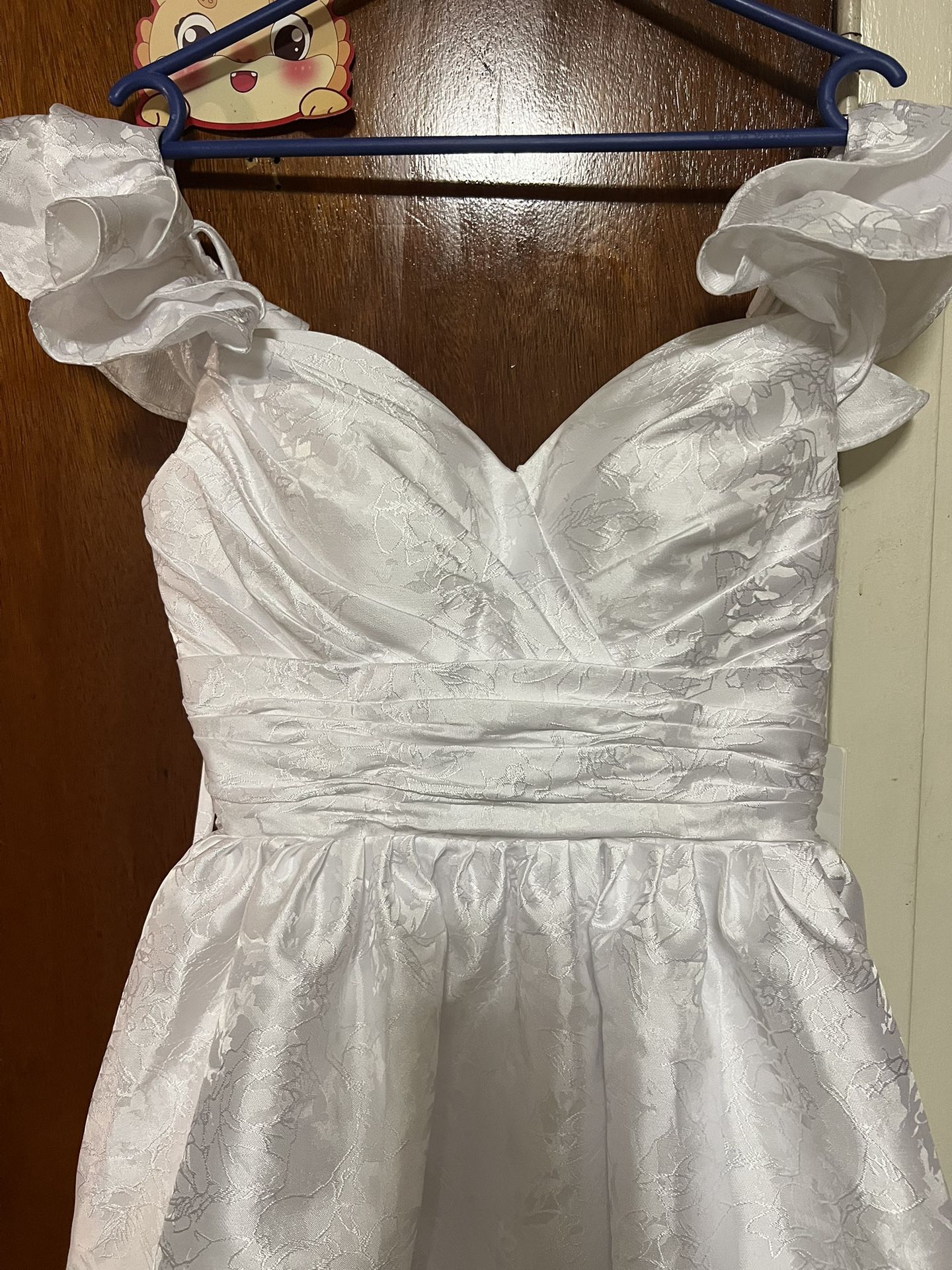 Off Shoulder White Dress 