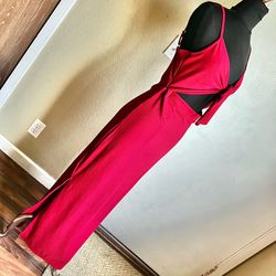 Tie front maxi dress